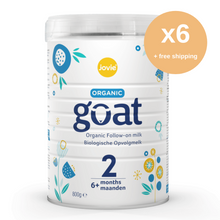 Load image into Gallery viewer, Jovie Organic Goat Follow On Milk - 6 -12 months  800g/28oz Bulk Buy x 6 tins