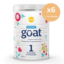 Load image into Gallery viewer, Jovie Organic Goat Infant Milk - From Birth 800g/28oz Bulk Buy x 6 tins