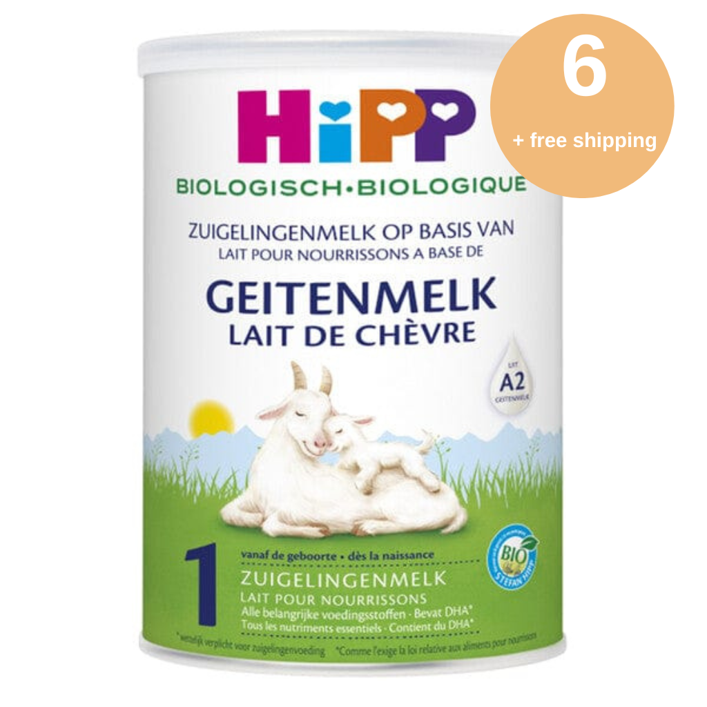 HiPP Organic Goat Milk Formula Stage 1 (400g/14oz) - Bulk Buy 6 Pack