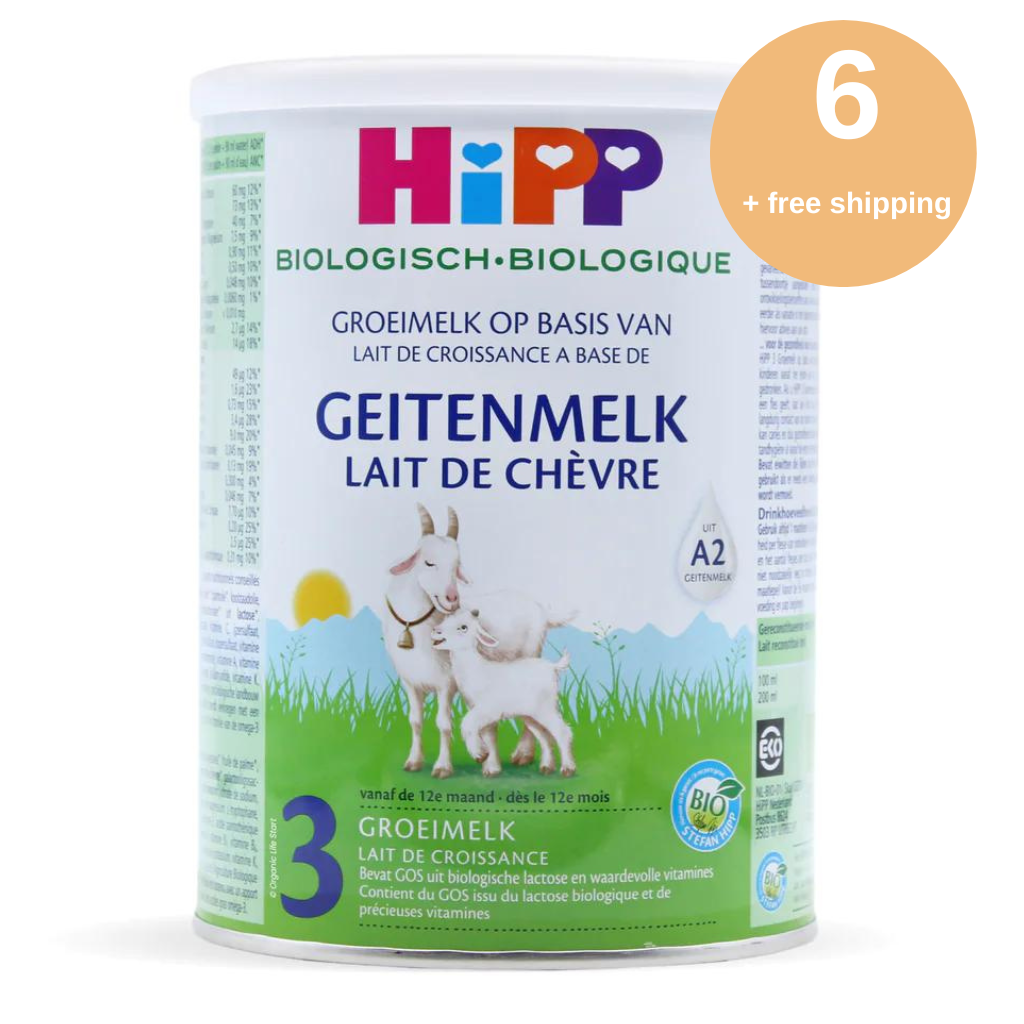 HiPP Organic Goat Milk Formula Stage 3 (400g/14oz) - Bulk Buy 6 Pack
