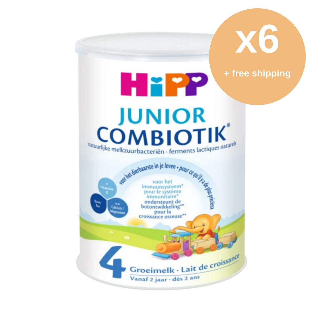 HiPP Dutch Stage 4 (24 Months +) Combiotic Junior Milk Formula (800g/28oz) - 6 Pack