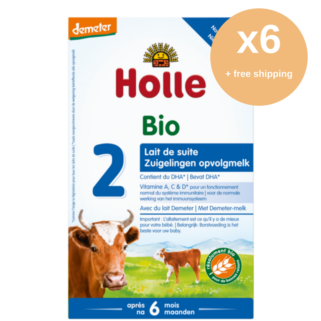 Holle Organic Infant Formula 2 - Follow-On (6+ months) 600gm Bulk Buy x 6 cartons