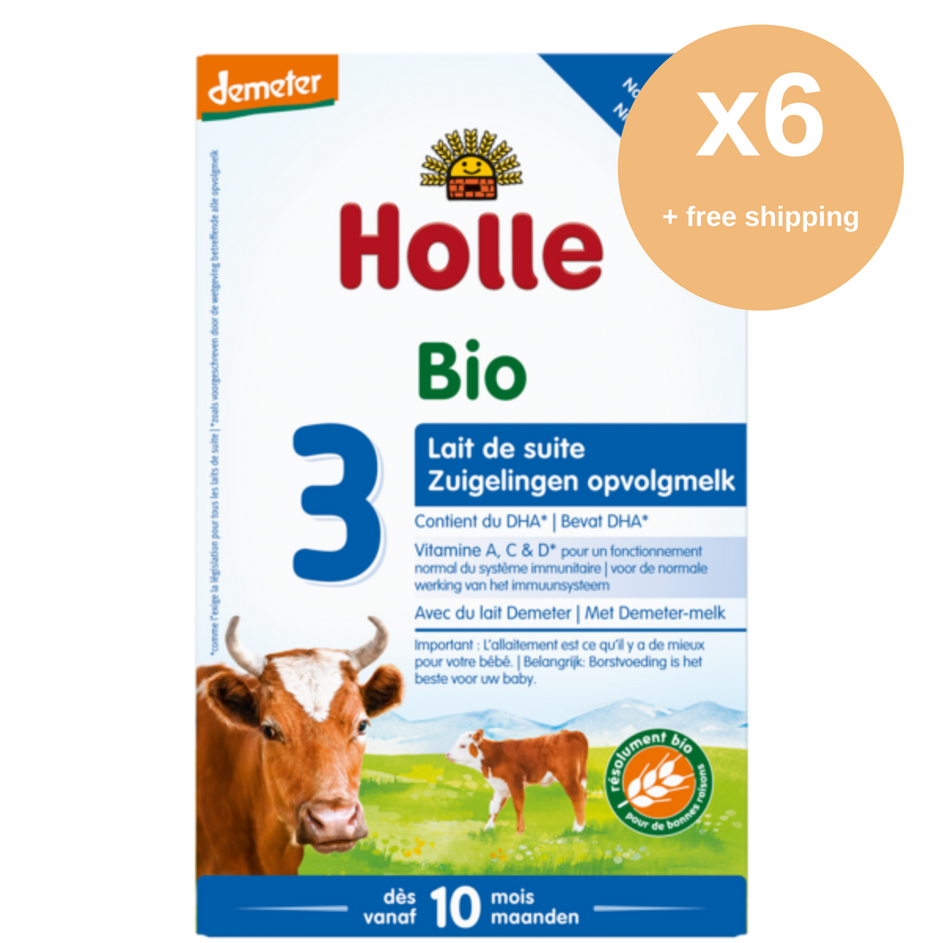 Holle Organic Infant Formula 3 - Toddler Formula (12+ months) 600gm Bulk Buy x 6 cartons