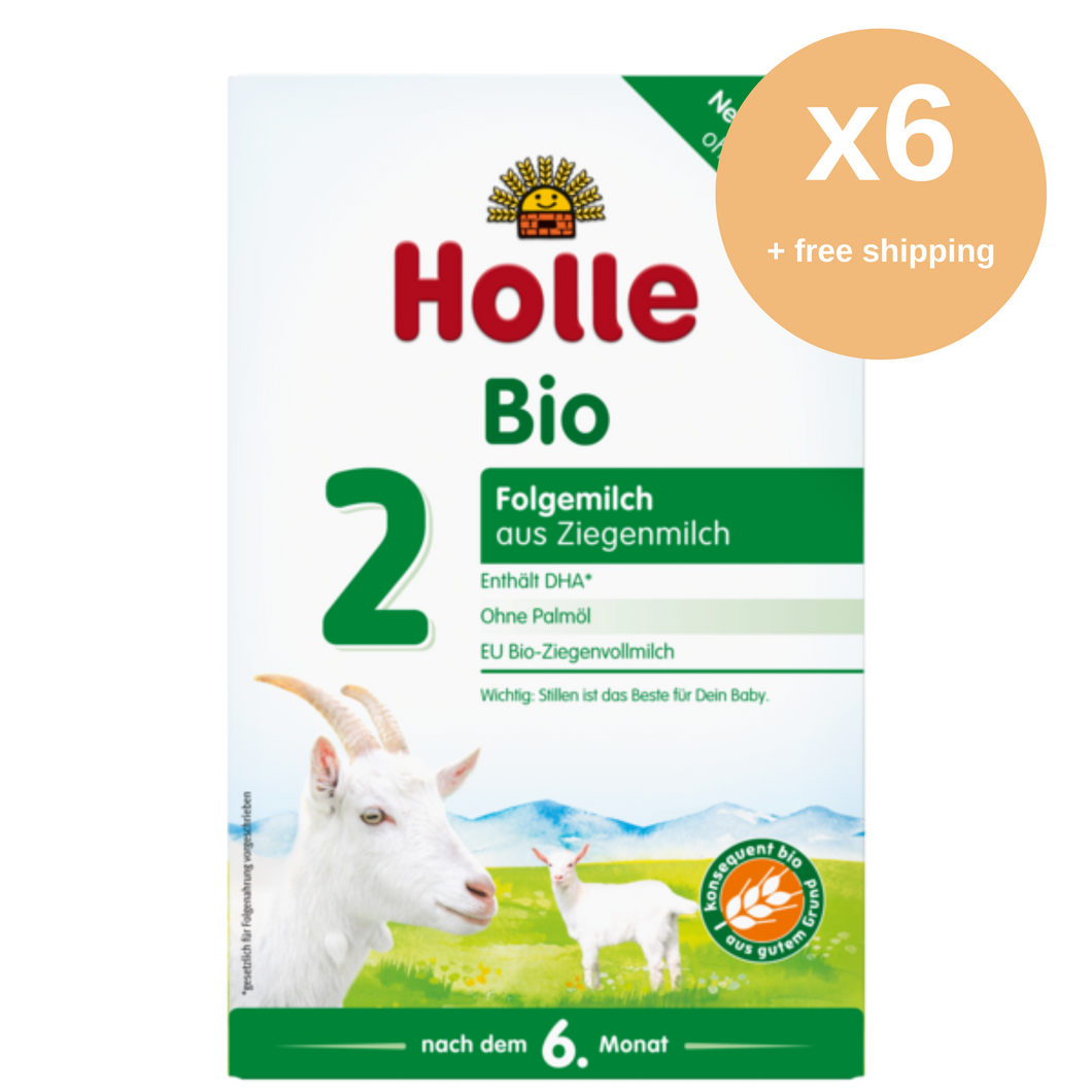Holle Organic Goat Milk Formula 2 (6+ months) 400gm Bulk Buy x 6 cartons