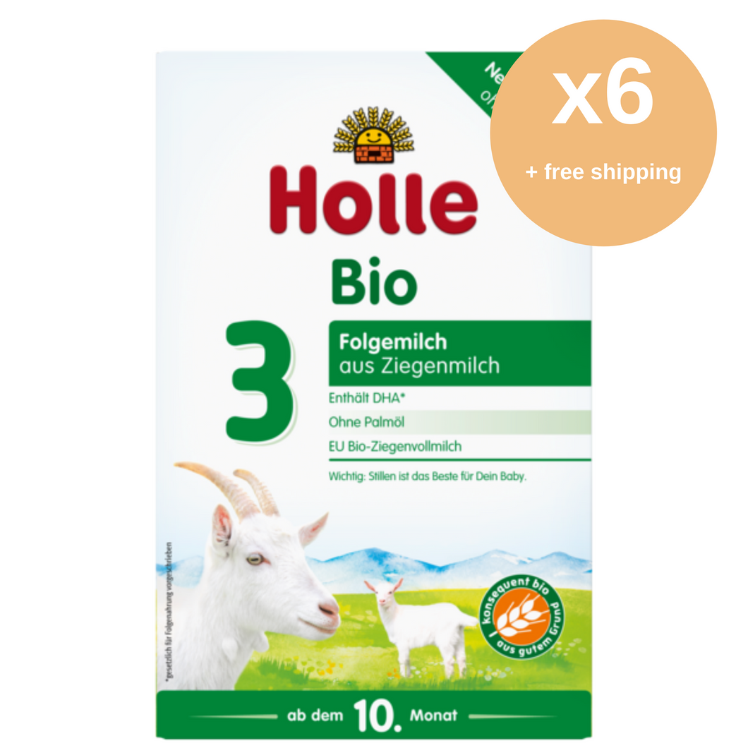 Holle Organic Goat Milk Formula 3 (12 months +) 400gm Bulk Buy x 6 cases