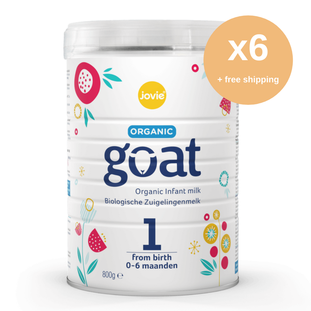 Jovie Organic Goat Infant Milk - From Birth 800g/28oz Bulk Buy x 6 tins Back In Stock